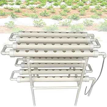 Amazon.co.jp: 水耕栽培キット、72穴2層水耕栽培キット、PVC水耕